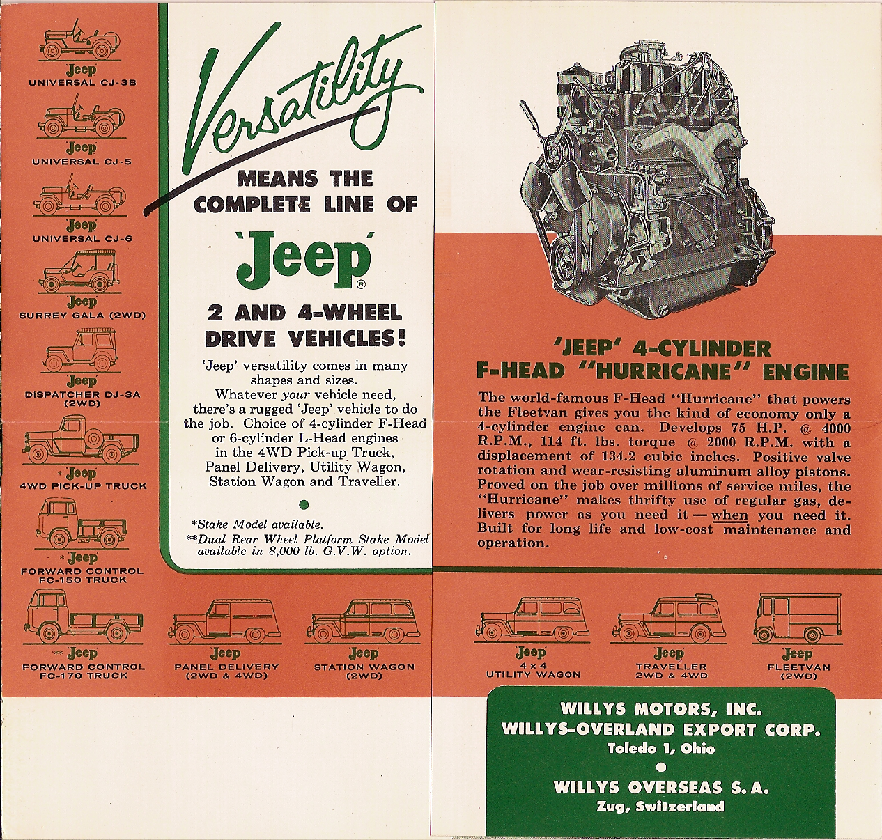 1961 Jeep Fleetvan Brochure